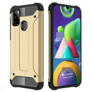 CaseUp Samsung Galaxy M21 Kılıf Tank Gold