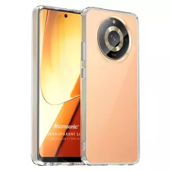 Microsonic Realme 11 Pro+ Kılıf Transparent Soft Şeffaf