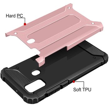 CaseUp Samsung Galaxy M21 Kılıf Tank Siyah