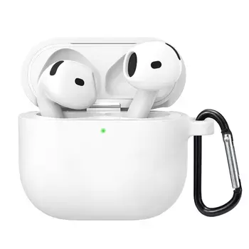 Microsonic Airpods 4.Nesil / ANC Liquid Silicone Lansman Beyaz