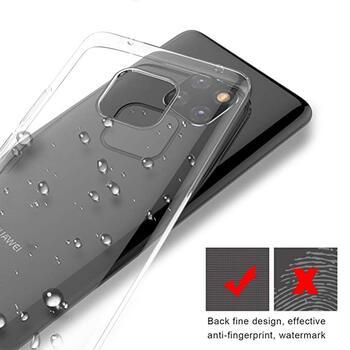 Microsonic Huawei Mate 20 Pro Kılıf Transparent Soft Beyaz