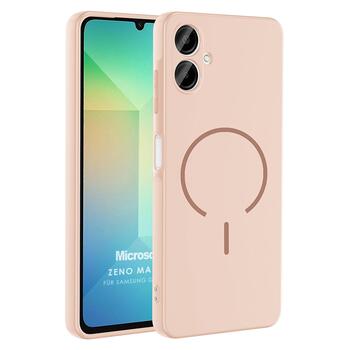 Microsonic Samsung Galaxy A06 Kılıf Zeno MagSafe Rose Gold