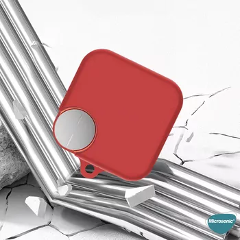 Microsonic Nothing CMF Buds Kılıf Askılı Mat Silikon Kırmızı
