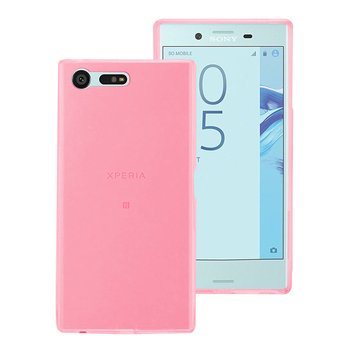 Microsonic Sony Xperia X Compact Kılıf Transparent Soft Pembe