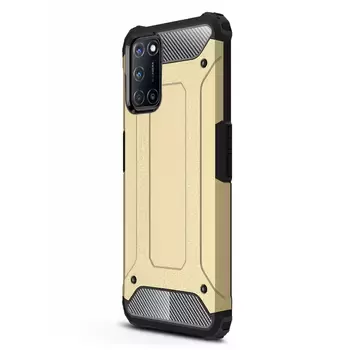 Microsonic Oppo A92 Kılıf Rugged Armor Gold