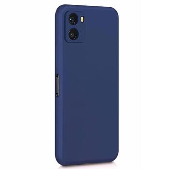 Microsonic Vivo Y15s Kılıf Matte Silicone Lacivert