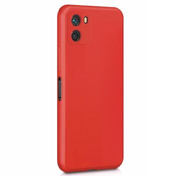 Microsonic Vivo Y15s Kılıf Matte Silicone Kırmızı