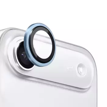 Microsonic Apple iPhone 17 Air Tekli Kamera Lens Koruma Camı Mavi