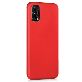 Microsonic Realme 7 Pro Kılıf Matte Silicone Kırmızı