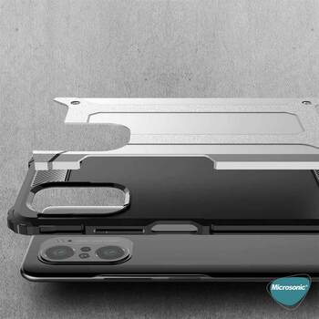 Microsonic Xiaomi Mi 11i Kılıf Rugged Armor Kırmızı