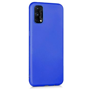 Microsonic Realme 7 Pro Kılıf Matte Silicone Mavi