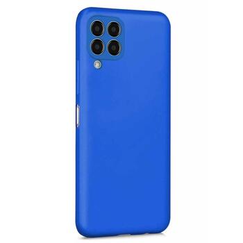 Microsonic Samsung Galaxy M33 Kılıf Matte Silicone Mavi