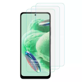 Microsonic Xiaomi Redmi Note 12 Screen Protector Nano Glass Cam Ekran Koruyucu (3`lü Paket)