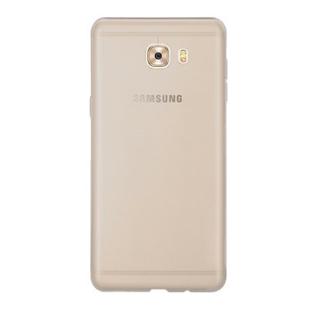 Caseup Samsung Galaxy C9 Pro Kılıf Transparent Soft Beyaz