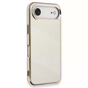Microsonic Apple iPhone 17 Air Kılıf Olive Plated Beyaz