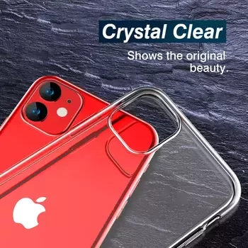 Microsonic Apple iPhone 11 (6.1'') Kılıf Transparent Soft Beyaz