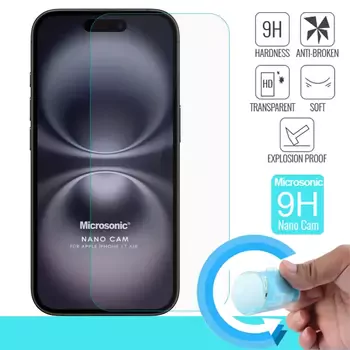 Microsonic Apple iPhone 17 Air Nano Glass Cam Ekran Koruyucu