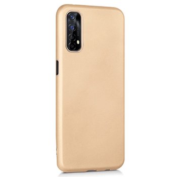 Microsonic Realme 7 Kılıf Matte Silicone Gold