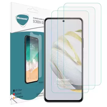 Microsonic Huawei Nova 10 SE Screen Protector Nano Glass Cam Ekran Koruyucu (3`lü Paket)