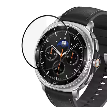 Microsonic Samsung Galaxy Watch 8 Classic 46mm Tam Kaplayan Nano Cam Ekran Koruyucu Siyah