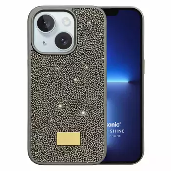 Microsonic Apple iPhone 13 Kılıf Cosmic Shine Koyu Gri