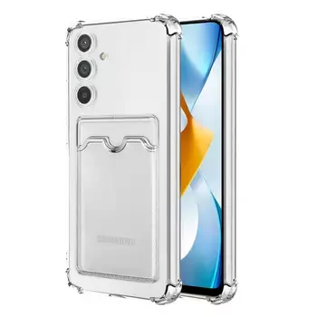 Microsonic Samsung Galaxy A56 Card Slot Shock Kılıf Şeffaf