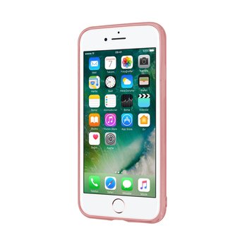 CaseUp Apple iPhone 7 Lazer Kesim Silikon Kılıf Rose Gold