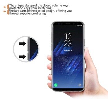 Microsonic Samsung Galaxy S9 Plus Kılıf Transparent Soft Siyah