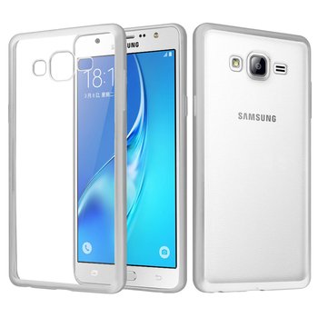 CaseUp Samsung Galaxy J7 2016 Lazer Kesim Silikon Kılıf Gümüş