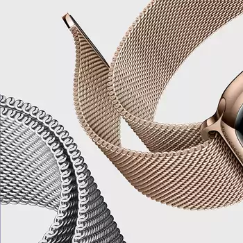 Microsonic Apple Watch 1 38mm Milanese Loop Kordon Koyu Kırmızı