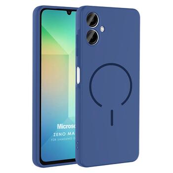 Microsonic Samsung Galaxy A06 Kılıf Zeno MagSafe Lacivert
