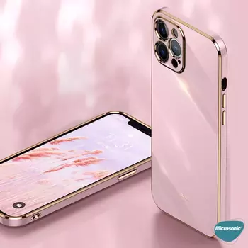 Microsonic TECNO Camon 18P Kılıf Olive Plated Pembe