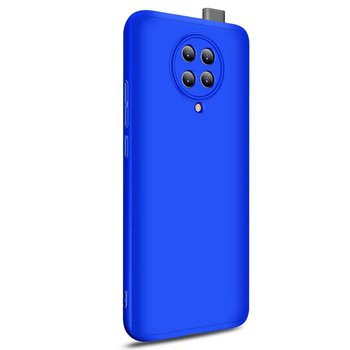 Microsonic Xiaomi Redmi K30 Pro Kılıf Double Dip 360 Protective AYS Mavi