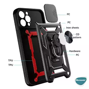 Microsonic Realme 8 Kılıf Impact Resistant Siyah