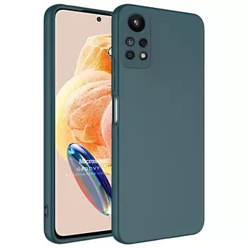 Microsonic Redmi Note 12 Pro 4G Kılıf Groovy Soft Koyu Yeşil