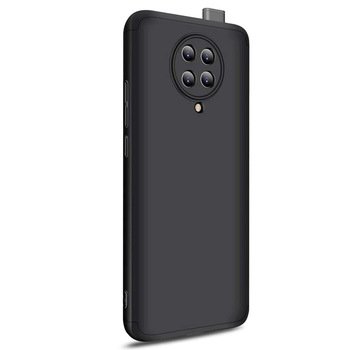 Microsonic Xiaomi Poco F2 Pro Kılıf Double Dip 360 Protective AYS Siyah