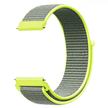 Microsonic Xiaomi Watch 2 Hasırlı Kordon Woven Sport Loop Sarı