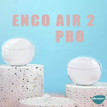 Microsonic Oppo Enco Air 2 Pro Kılıf Transparent Clear Soft Şeffaf