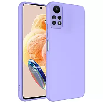 Microsonic Redmi Note 12 Pro 4G Kılıf Groovy Soft Lila