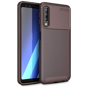 Microsonic Samsung Galaxy A7 2018 Kılıf Legion Series Kahverengi