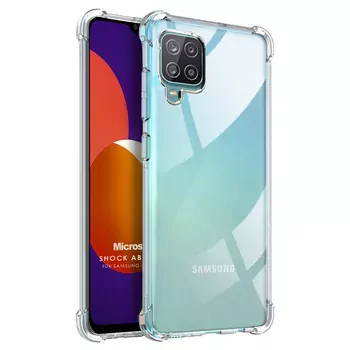 Microsonic Samsung Galaxy M12 Kılıf Shock Absorbing Şeffaf