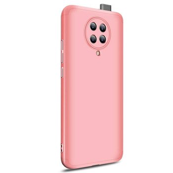 Microsonic Xiaomi Poco F2 Pro Kılıf Double Dip 360 Protective AYS Rose Gold