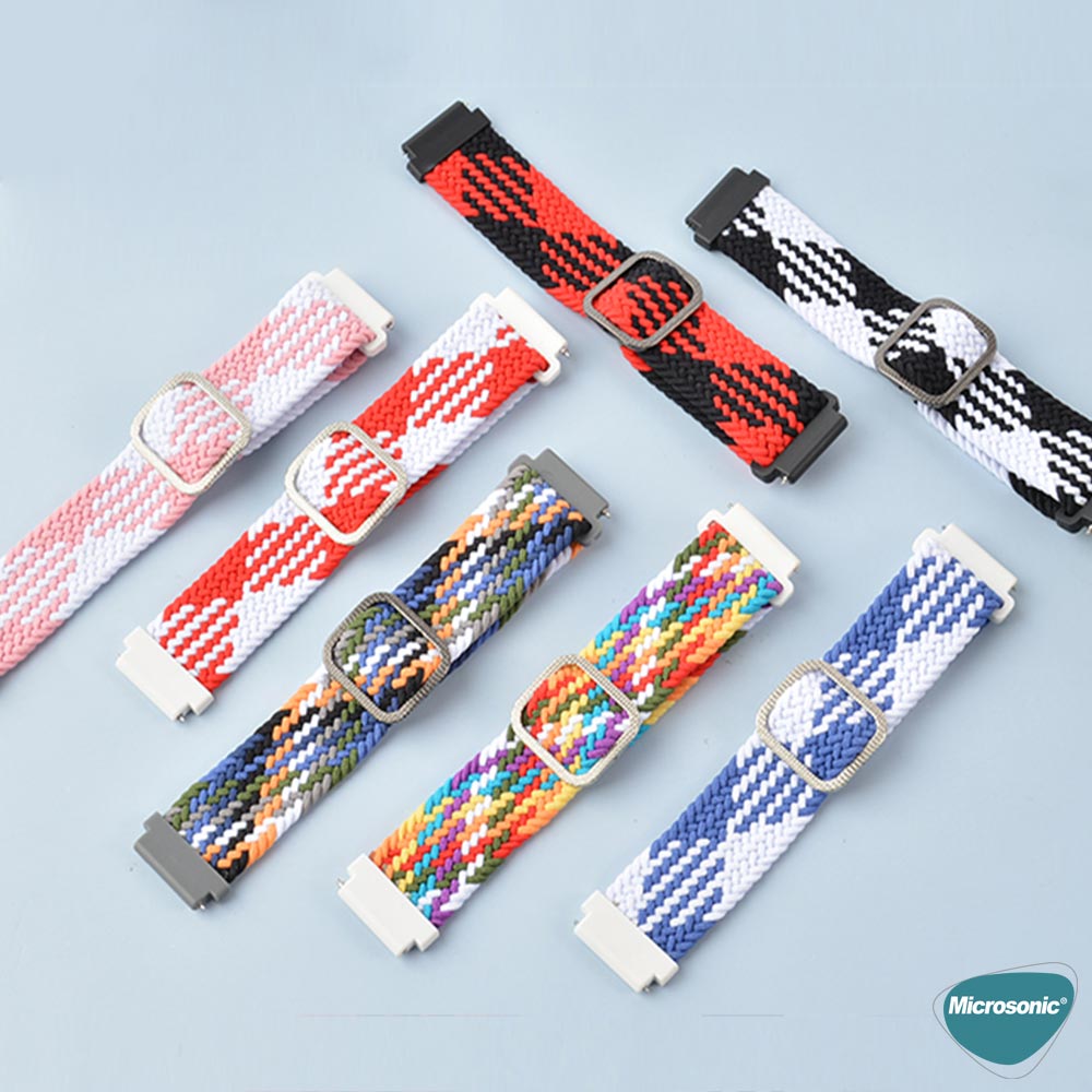 Microsonic Xiaomi Watch 5 Kordon Braided Loop Band Pride Edition