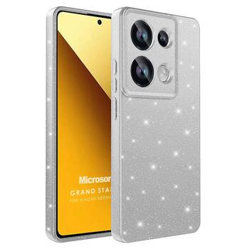 Microsonic Xiaomi Redmi Note 13 Pro 4G Kılıf Grand Stardust Gümüş