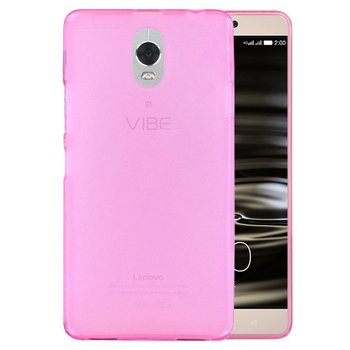 Microsonic Lenovo Vibe P1m Kılıf Transparent Soft Pembe