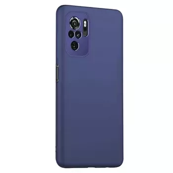 Microsonic Xiaomi Poco M5s Kılıf Matte Silicone Lacivert