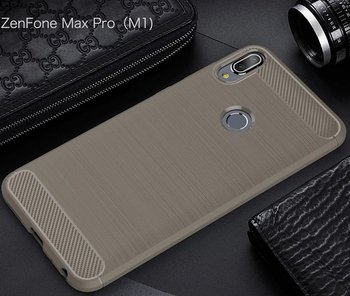 Microsonic Asus Zenfone Max Pro M1 ZB601KL Kılıf Room Silikon Gri