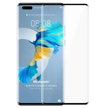 Microsonic Huawei Mate 40 Pro Seramik Matte Flexible Ekran Koruyucu Siyah