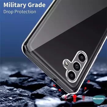 Microsonic Samsung Galaxy A05s Kılıf Transparent Soft Şeffaf