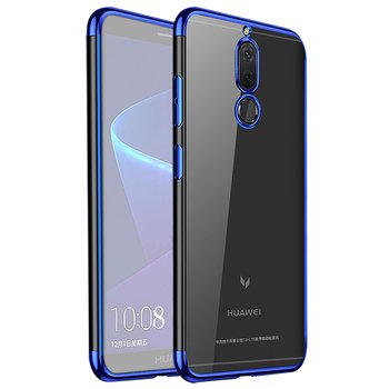 Microsonic Huawei Mate 10 Lite Kılıf Skyfall Transparent Clear Mavi